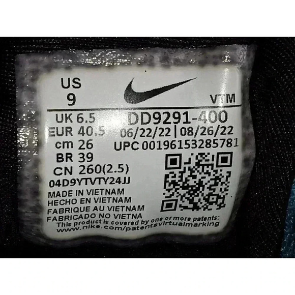 Nike Quest 05 Womens Sneakers Shoes Blue Lace Up Running Round Toe Athletic 9 - Picture 13 of 13